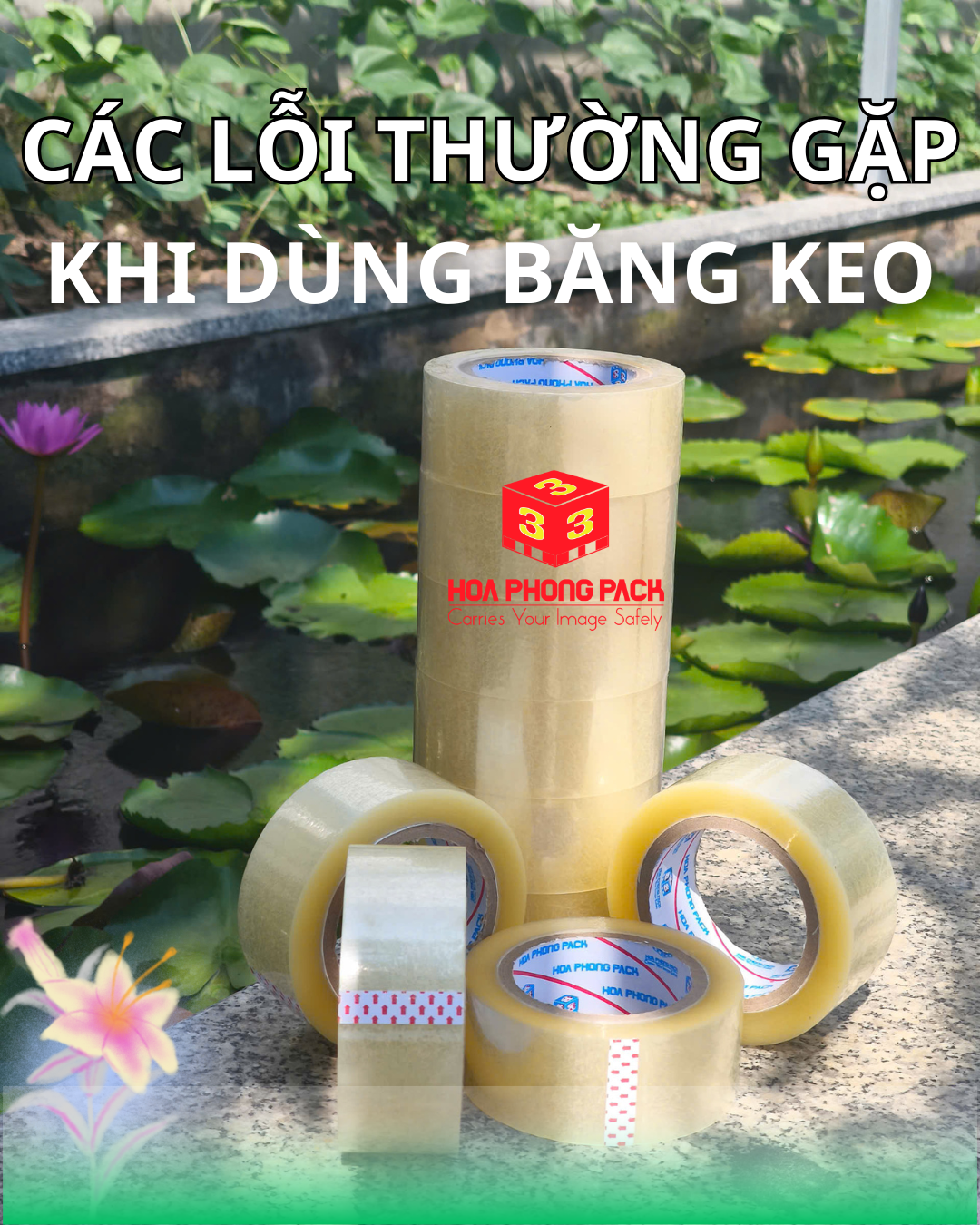 CÁC LỖI THƯỜNG GẶP KHI DÙNG BĂNG KEO DÁN THÙNG CARTON
